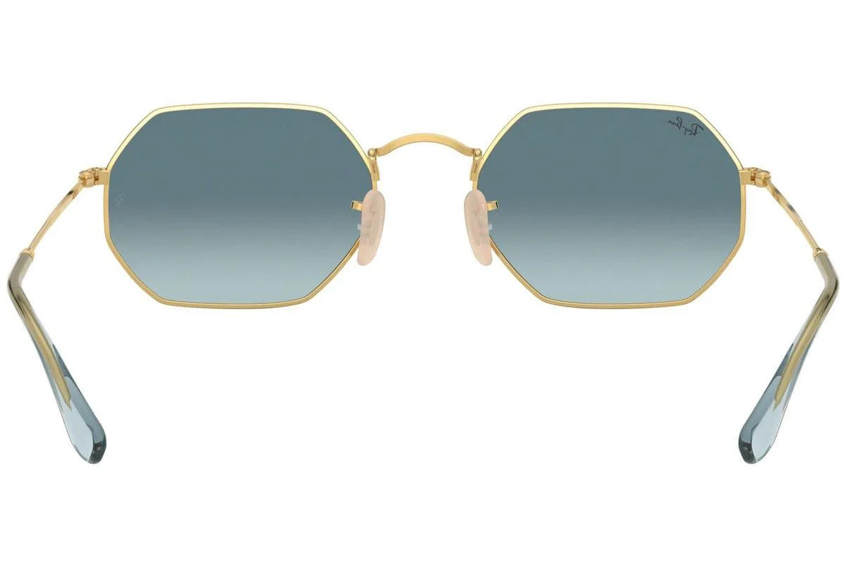 Ray-Ban Octagonal Classic RB3556N 91233M – Gold Blue Gradient