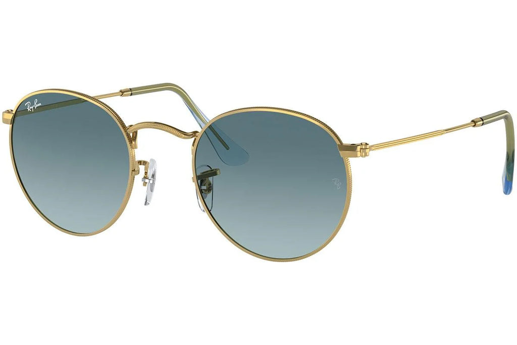 Ray-Ban Round Metal RB3447 001/3M – Gold Blue Gradient