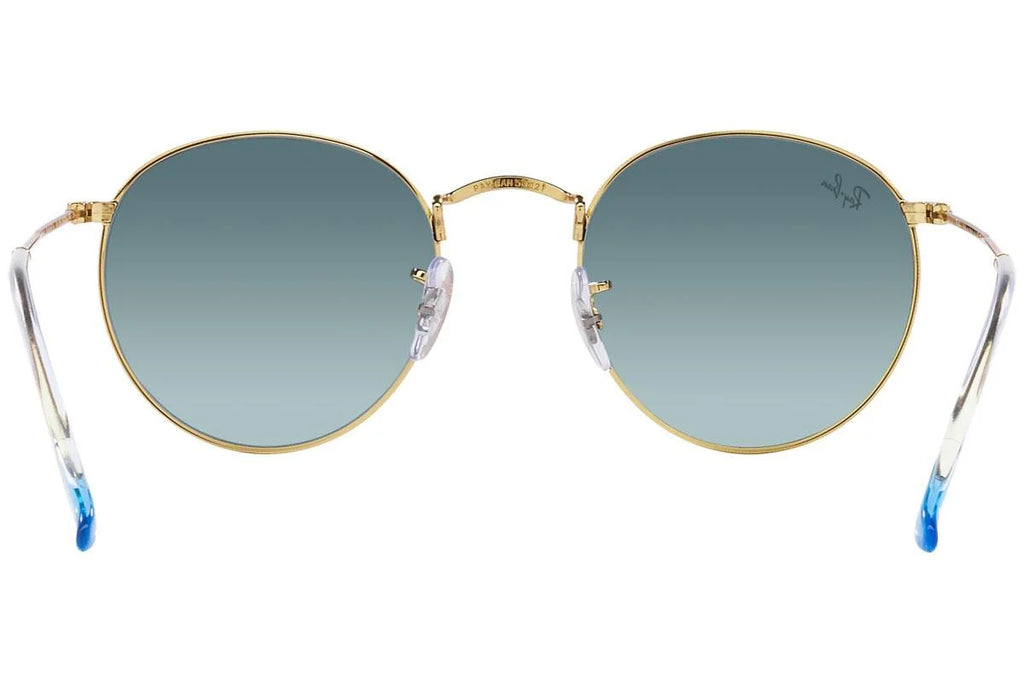 Ray-Ban Round Metal RB3447 001/3M – Gold Blue Gradient