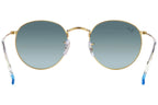 Ray-Ban Round Metal RB3447 001/3M – Gold Blue Gradient