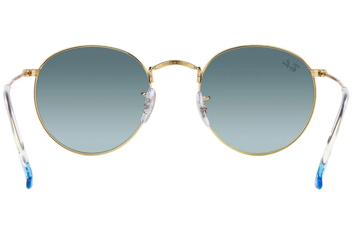 Ray-Ban Round Metal RB3447 001/3M – Gold Blue Gradient