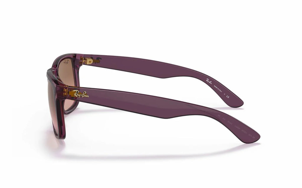 Ray-Ban Justin RB4165 6595/14 55mm – Transparent Violet Gradient