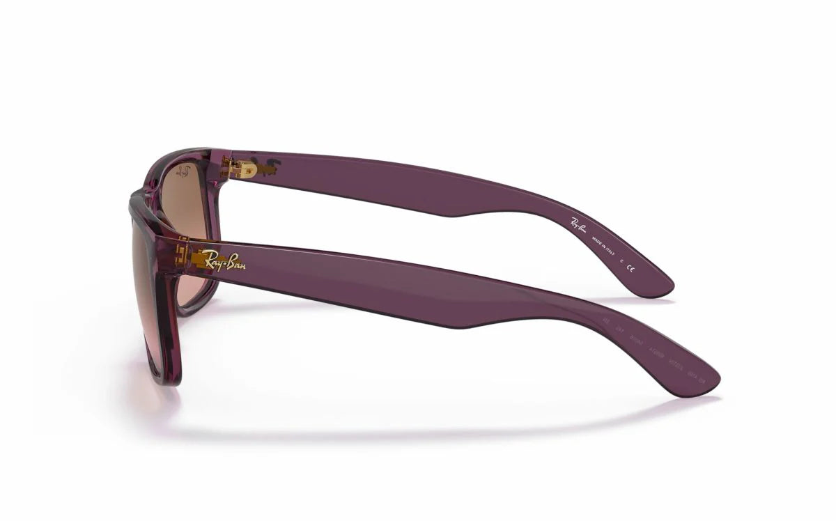 Ray-Ban Justin RB4165 6595/14 55mm – Transparent Violet Gradient