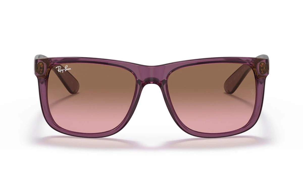 Ray-Ban Justin RB4165 6595/14 55mm – Transparent Violet Gradient