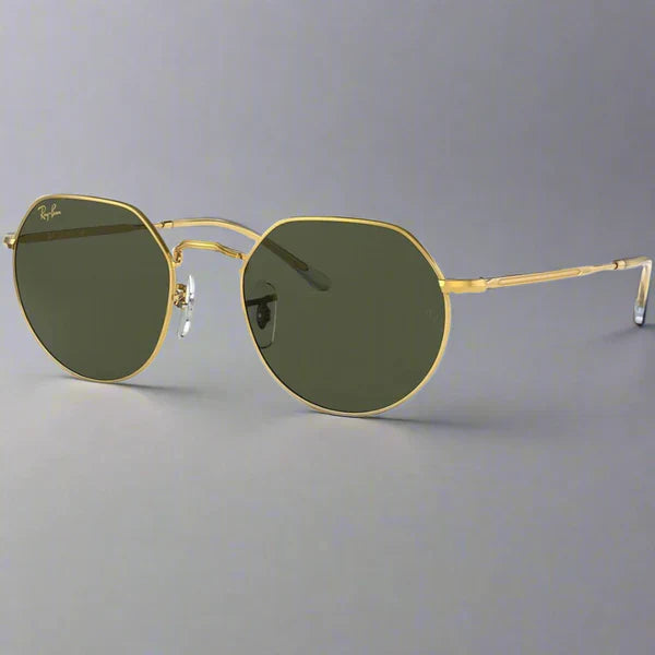 Ray-Ban Jack RB3565 919631 – Gold Green